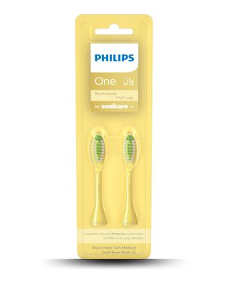 Philips One by Sonicare Replacement Brush Heads Mango BH1022/02 - 2 Heads