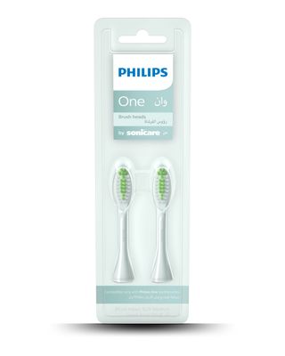 Philips One by Sonicare Replacement Brush Heads Mint Light Blue BH1022/03 - 2 Heads