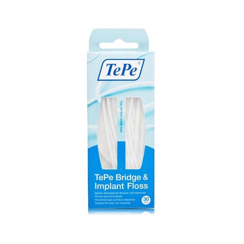 TePe Bridge & Implant Floss - 30 Pieces