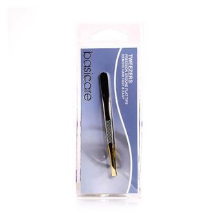 Basicare BC1003 Gold Slant-Tip Tweezers - 1 Piece