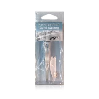 Basicare BC1204 Lighted Slant-Tip Tweezers - 1 Piece