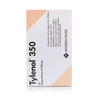 Tylenol 350 mg Suppositories - 10 Suppositories