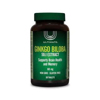 Ultimate Ginkgo Biloba 50:1 Extract 60 mg - 90 Tablets