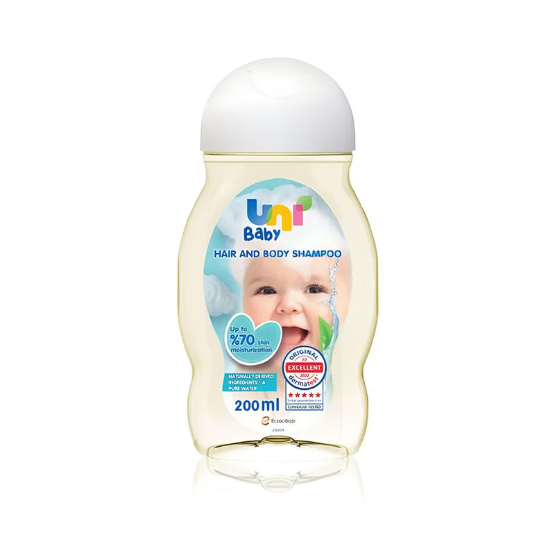 Uni Baby Moisturising Hair & Body Shampoo - 200 ml