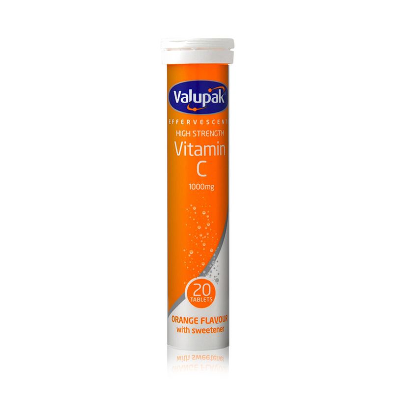 Valupak Valupak Vitamins C 1000mg Effervescent Tablets 20s