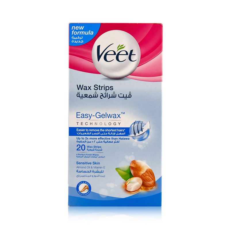 Veet Veet Cold Wax Strips for Sensitive Skin - 20 Strips