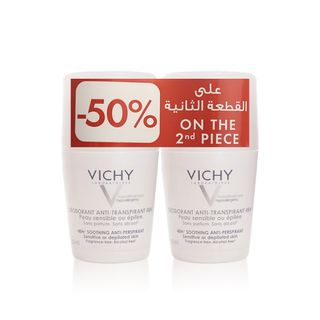 Vichy 48H Soothing Antiperspirant Roll-On for Sensitive Skin - 50 ml