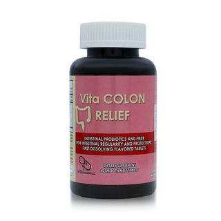 Vita Range Colon Relief 500 mg - 60 Smooth-Melt Chewable Tablets