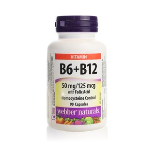 Webber Naturals B6, B12 & Folic Acid - 90 Capsules