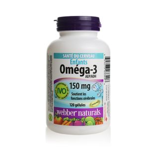 Webber Naturals Children's Omega-3 150 mg - 120 Softgels